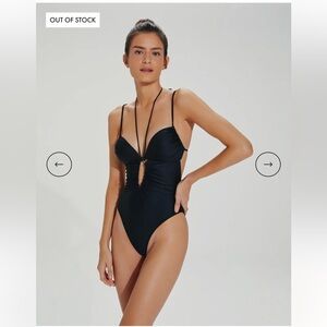 Vix Paula Hermanny Mag One Piece Black Size M